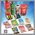 Printed plastic laminated high barrier film